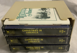 1988 Readers Digest Christmas in America Tape 1-3 Cassette Tapes + Notes &amp; Case - £3.73 GBP