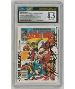 CGC JSA 8.5 Secret Wars Art Card SIGNED Mike Zeck &amp; John Beatty Hulk Spi... - $3,015.66 MXN