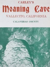 Carley&#39;s Moaning Cave Vallecito California Vintage Travel Guide - $9.95