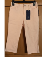 Charter Club Petite Tummy Control Bristol Capri Jeans Pale Pink NWT - $22.20