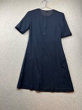 Theory Shirt Dress Womens 6 Navy Minimalist Simple Modern Classy Nautical - £29.26 GBP