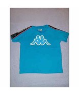 Kappa T-Shirt Boys Size 6 years Short Sleeve Printed Logo Tape Avirec - $12.19