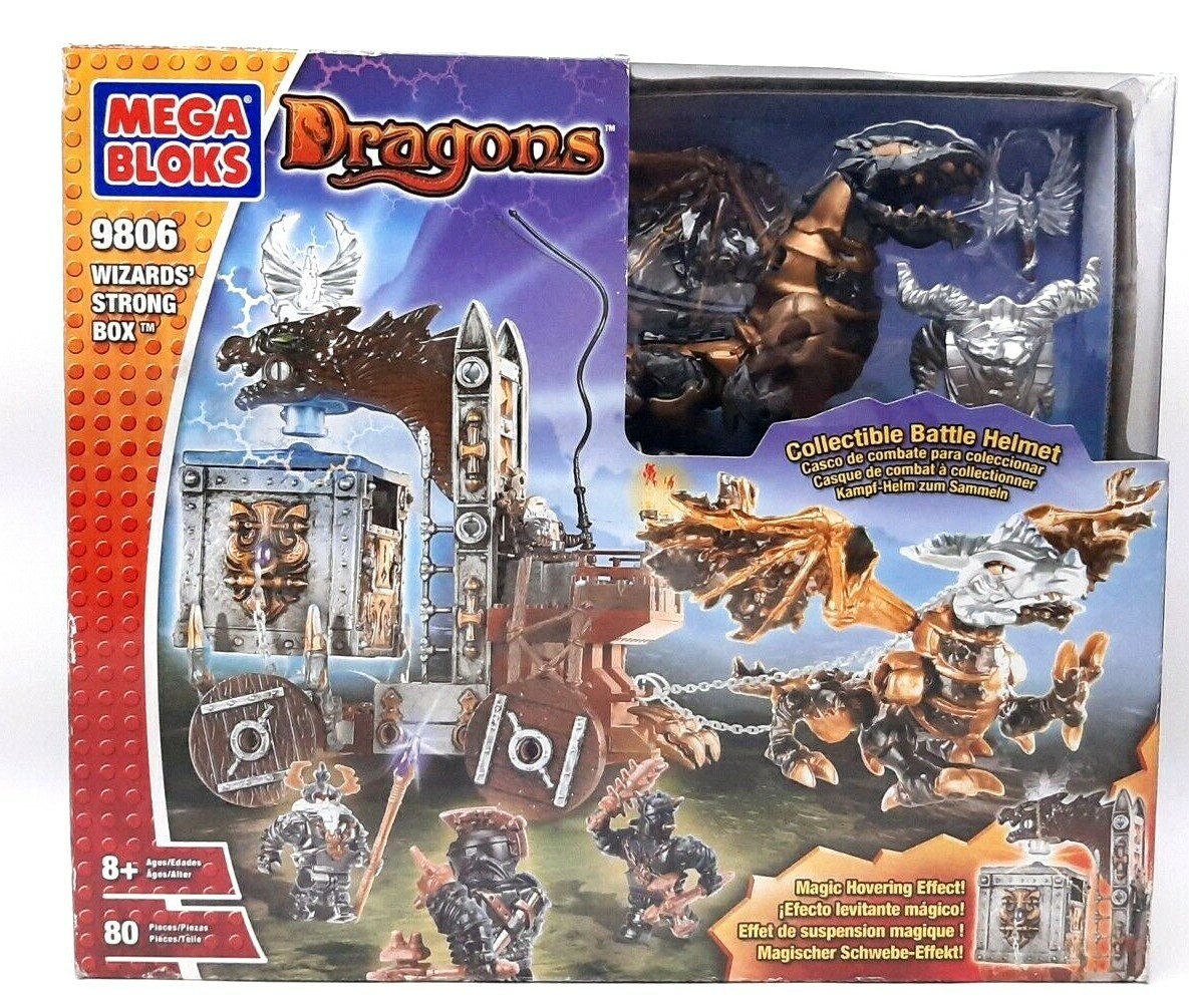 Mega Bloks Construx Dragons Wizards Strong Box 9806 NEW SEALED  - $79.63