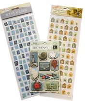 Vacation Fonts Letters Scrapbooking Stickers 3 Pack Lot Embellishments - $7.95