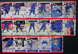 1990-91 Score American Quebec Nordiques Team Set of 17 Hockey Cards - £3.16 GBP