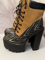 Athena Heel Brown Boots  - $376.33 MXN