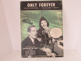 Only Forever 1940 Sheet Music Rhythm on the River  Bing Crosby Santly-Joy-Select - £3.90 GBP