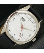 HAND-WINDING HMT JANATA INDIAN MENS WHITE COLOR DIAL WATCH a431086-1 - £17.24 GBP