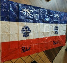 Pabst Blue Ribbon Beer Vinyl Banner Sign HUGE over 8 Feet Man Cave Party... - £39.54 GBP