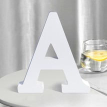 White Wooden Letters 8 Inch for Wall Decor,Large Unfinished Wood Letters... - $18.17