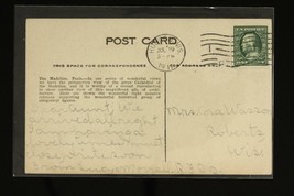 Vintage France Madeline Postcard US Postal History 1911 Hudson Wisconsin Cancel - £3.30 GBP