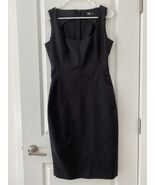 Dolce and Gabbana D&amp;G black sexy bustier pencil dress IT 46 US 10 XL Bs318 - $225.39