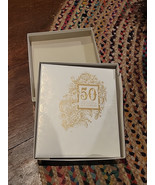 50th Anniversary Keepsake Album New Hallmark Refillable Party Vtg Memori... - $24.18