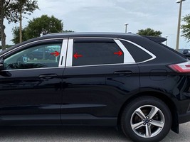 For 2015-2024 Ford Edge Stainless Steel 6PC Chrome Pillar Post Window Trim - $89.99