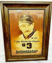 Rare One Of A Kind Dale Earnhardt Sr. Memorial Wood Burning Large 24&quot; X 17&quot; - £190.99 GBP
