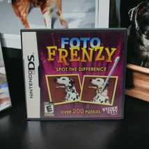 Foto Frenzy Spot the Difference Puzzle Nintendo DS, 2009 CIB Complete w Manual - £6.25 GBP