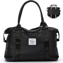 Travel Gym Bag for Women, LANBX Tote Bag Carry on Luggage Sport Duffle W... - $34.33