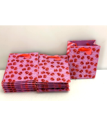 Lot of 29 Mini Red Pink Heart Glittery Valentine 5 1/2 x 4 1/2 x 2 1/2 G... - $226.93 MXN