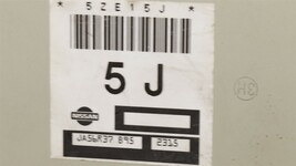 B15 Nissan Sentra 2.5 SE-R ECU ECM Computer Engine Control Module JA56R37-B95 image 3