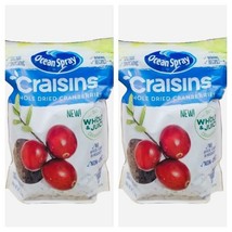Ocean Spray Craisins Whole Dried Cranberries 64 Oz - 2 Pack - £26.19 GBP