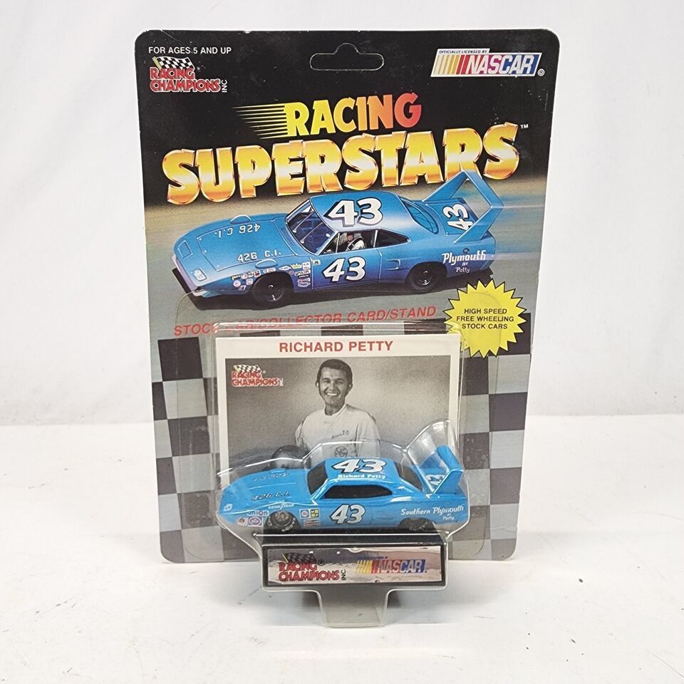 1991 Racing Champions 1/64 Scale #43 Richard Petty NM Unpunched  - $9.69