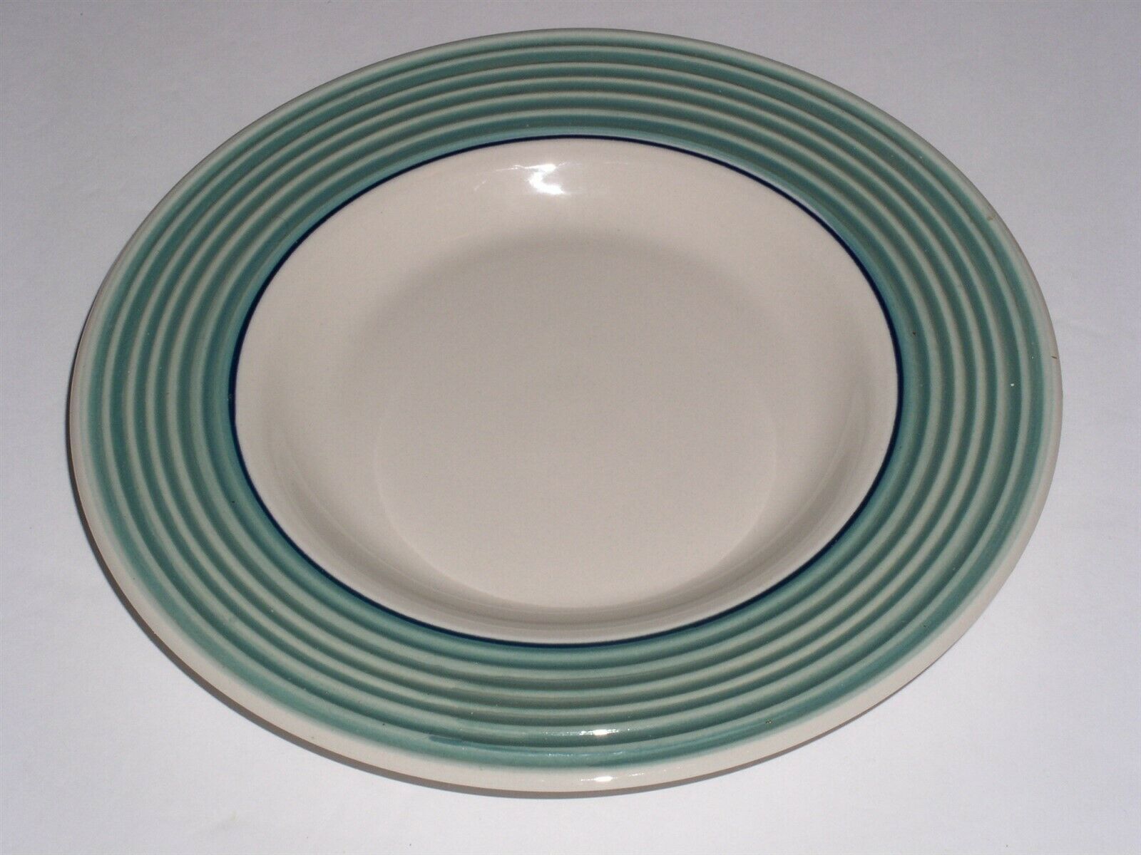 Gibson Vintage Retro 8 1/4 Inch Plate Bowl Ribbed Ridges Gibson Housewares - $19.99