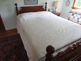 NEW Unused SCHLAFGUT 100% COTTON Floral Embroidered DUVET COVER - 57.5&quot; ... - $29.00