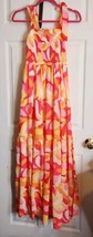 Flying Tomato Next Best Years Maxi Dress Women’s Size Small Colorful Lined NWOT  - £43.82 GBP