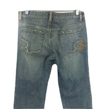 Rocaware Junior&#39;s Jeans Blue Embellished with Embroidery Sequins Sizes 5 - 7 - £29.48 GBP
