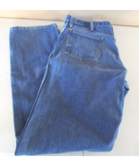 Men&#39;s 35X34 Wrangler Jeans Blue Denim Pants - Some fade - £17.55 GBP
