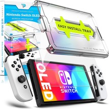 Power Theory Screen Protector [Premium Tempered Glass For Switch Oled 7&quot; - £31.39 GBP