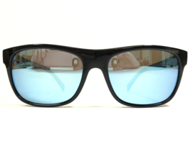 REVO Sunglasses RE1020 01 LUKEE Black Gray Wood Grain Frames with Blue Lenses - $116.66