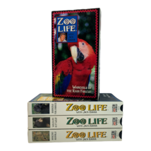 VHS Zoo Life with Jack Hanna Set Of 4 VHS Tapes Bonkers for Babies Rain ... - £9.92 GBP