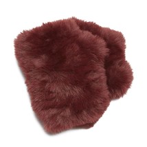 MSRP $35 Steve Madden Women Faux Fur Knitted Mittens Red Size One Size - $7.27