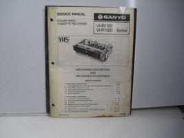 Sanyo VHR1100 Original Service Manual    mechanism - £1.56 GBP