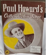PAUL HOWARD - VINTAGE ORIGINAL 1945 SONG FOLIO / SOUVENIR PROGRAM - VG C... - $20.00