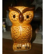 LEGO OWL Pepper Shaker ONLY Fine Quality Japan Brown With Flowered Eyes - £7.56 GBP