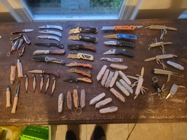 Lot Of 59 Multi-Tool Utility Etc. Knives New and Used - $227.69