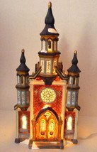  Grandeur Noel Victorian Village Cathedral Church 2001 Holiday Home Decor - £49.88 GBP