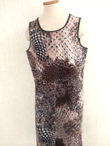 Chico&#39;s Size 2 = Ms L Large 12-14 Hi/Low Sleeveless Dress EUC - $17.81