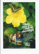 80's Walt Disney World Print Ad Vintage Walt Disney World Village 8.5" x... - $19.75