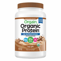 Orgain Organic Protein and Superfoods Plant Based Protein Powder, Cafe Latte, 2. - £38.32 GBP