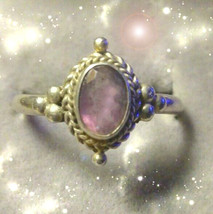 Haunted Ring Money Multiplier Wealth Female Djinn Magick Vessel 925 Cassia4 - £163.65 GBP