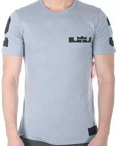 Nike Mens Lebron Miami Print T-Shirt Size Small Color Grey/Black - £47.47 GBP