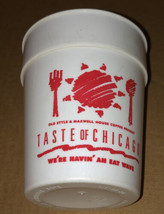 Taste Of Chicago “Were Havin An Eat Wave” Promo Plastic Cup With Red Pep... - $8.12