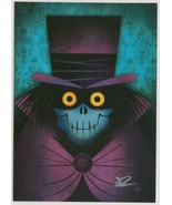 Brian Fyffe SIGNED Haunted Mansion Hatbox Ghost Post Card Walt Disney Th... - $489.88 MXN