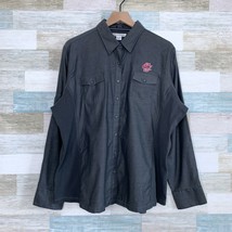 Cutter &amp; Buck USC South Carolina Gamecocks Shirt Gray Button Up Womens XXL 2X - $29.69