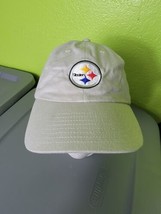 Pittsburgh Steelers Hat Cap Strapback Beige White Tan Embroidered NFL Fo... - £19.46 GBP