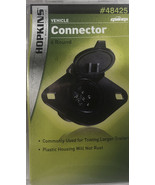Hopkins Towing Solution 48425 6-Pole Round Vehicle End Connector-NEW-SHI... - $219.71 MXN