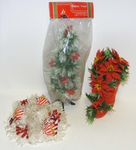 Soft Plastics - Vintage Christmas Boot, Tree &amp; Candle Ring - £12.02 GBP